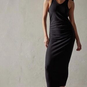 Standard James Perse BLACK  Dress Size‎ 1 cotton/lycra 
asymmetrical dress